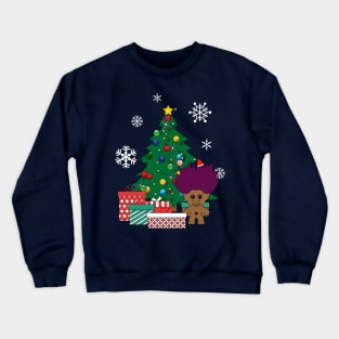 Troll Doll Around The Christmas Tree Crewneck Sweatshirt